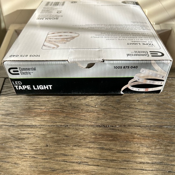 🆕 Commercial Electric 16 ft. LED AC Dimmable White Tape Light Kit - Picture 15 of 16